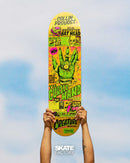TABLA DE SKATEBOARD COLLIN PROVOST CREATURE VERDE VRO 8.4"