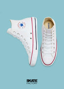 CONVERSE BOTA BLANCO PIEL