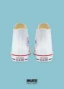 CONVERSE BOTA BLANCO PIEL