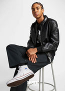 CONVERSE BOTA BLANCO PIEL