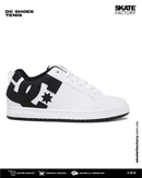 TENIS DC SHOES COURT GRAFFIK BLANCO NEGRO