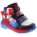 TENIS CON LUCES NIÑO SPIDERMAN AZUL