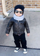 CONVERSE CHOCLO PREESCOLAR NEGRO