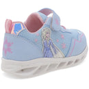 TENIS CON LUCES NIÑA FROZEN AZUL