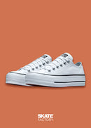 CONVERSE CHOCLO PLATAFORMA BLANCO