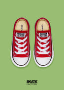 CONVERSE CHOCLO PREESCOLAR ROJO