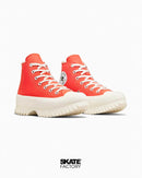 CONVERSE BOTA PLATAFORMA PARA MUJER LUGGED NARANJA