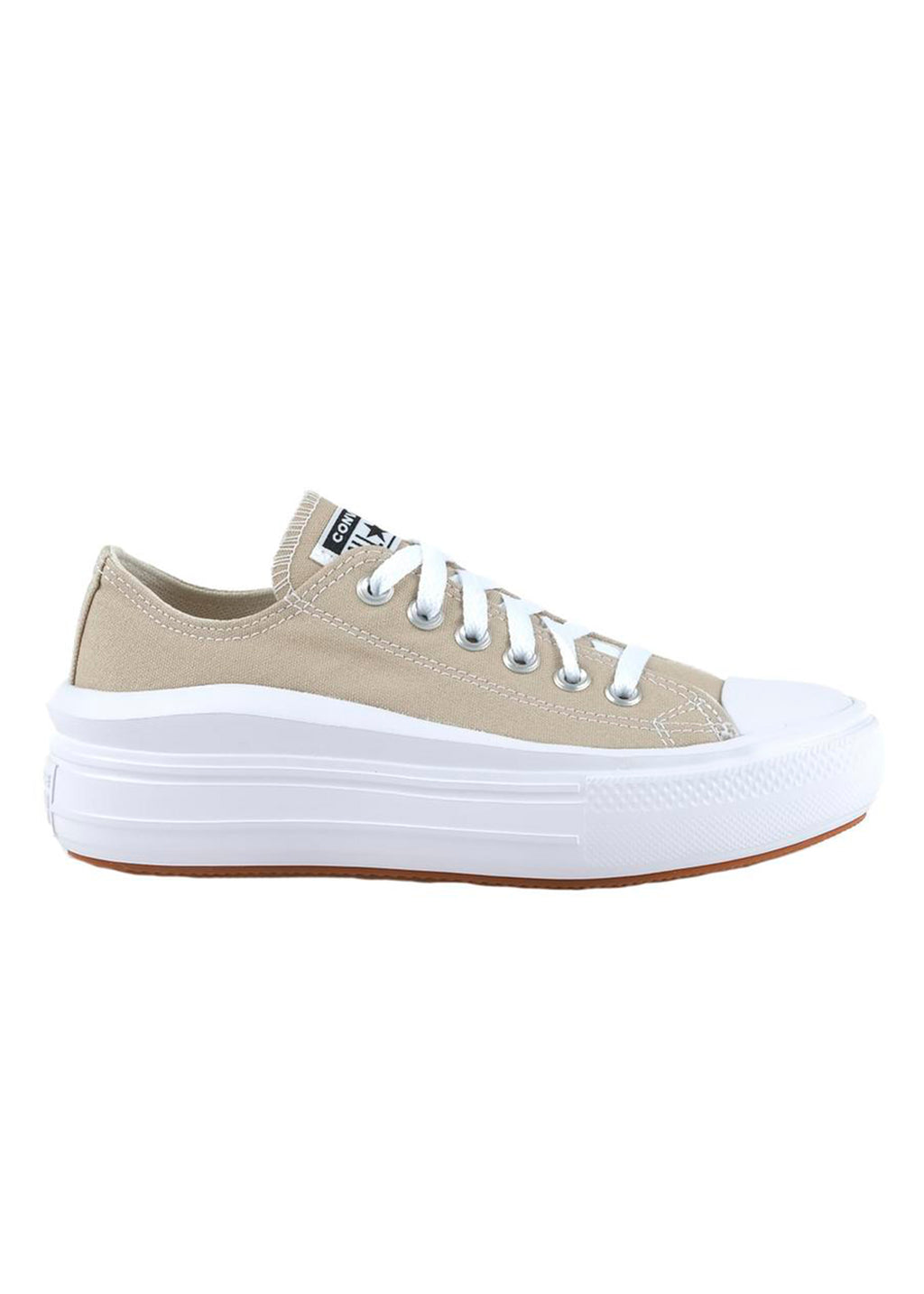 converse beige plataforma
