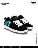 DC SHOES COURT GRAFFIK TENIS NEGRO AZUL VERDE