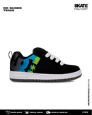 DC SHOES COURT GRAFFIK TENIS NEGRO AZUL VERDE