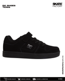 DC SHOES MANTECA 4 TENIS NIÑO NEGRO MONOCRMO
