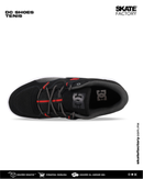 TENIS DC SHOES CABALLERO CONSTRUTC NEGRO ROJO