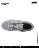 TENIS DC SHOES CABALLERO CONSTRUTC GRIS BLANCO