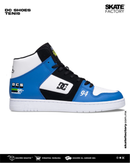 TENIS DC SHOES CABALLERO MANTECA BLANCO AZUL NEGRO