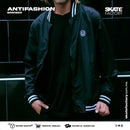 BOMBER ROMPEVIENTOS ANTIFASHION NEGRO