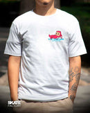 PLAYERA ANTIFASHION CABALLERO OVERTHINKING BLANCO