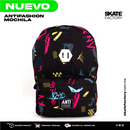 MOCHILA ANTIFASHION ANTI NEGRO AZUL ROJO