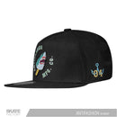 GORRA PLANA ANTIFASHION TIBURÓN NEGRO