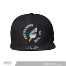 GORRA PLANA ANTIFASHION TIBURÓN NEGRO