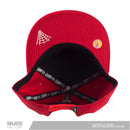 GORRA PLANA ANTIFASHION SPIDER ROJO