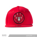 GORRA PLANA ANTIFASHION SPIDER ROJO