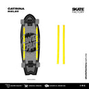 RIELES PARA SKATEBOARD DE PLÁSTICO AMARILLO