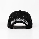 GORRA CASH ONLY LA HANDS NEGRO ROJO