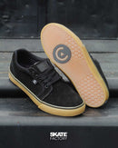 TENIS CORE SMITH NEGRO GOMA