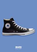 CONVERSE BOTA NEGRO PIEL