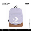 MOCHILA ESCOLAR PARA UNISEX MARCA CONVERSE COLOR LILA