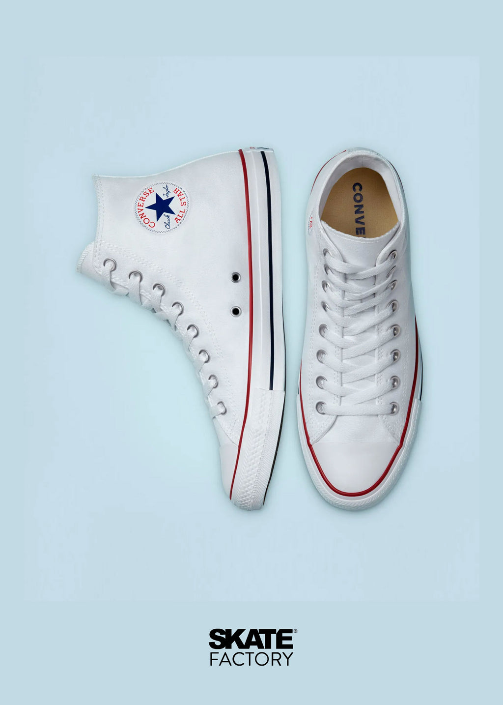 converse blanco de bota