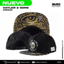 GORRA PLANA PARA HOMBRE CAYLER & SONS GALAXY ILLUMINATI ORO