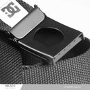 CINTURON PARA CABALLERO DC SHOES TEJIDO NEGRO