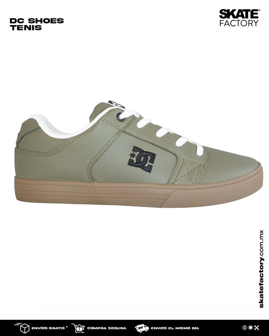 TENIS DC SHOES METHOD SKATE CABALLERO OLIVO LIGA (GNM) – Skate Factory