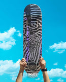 TABLA PARA SKATEBOARDING DEZA SALVINOCOSMOS METÁLICA