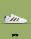 TENIS ADIDAS HOMBRE BREAKNET 2.0 EN COLOR BLANCO CON VERDE