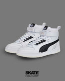 TENIS PUMA HOMBRE RBD GAME EN COLOR BLANCO CON NEGRO