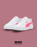 TENIS PUMA MUJER CAVEN 2.0 EN COLOR BLANCO CON ROSA