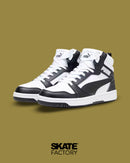 TENIS PUMA HOMBRE REBOUND EN COLOR BLANCO CON NEGRO
