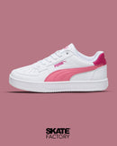 TENIS PUMA MUJER CAVEN 2.0 EN COLOR BLANCO CON ROSA