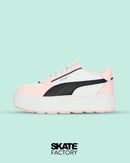 TENIS PUMA PLATAFORMA MUJER KARMEN REBELLE EN COLOR ROSA CON BLANCO Y NEGRO