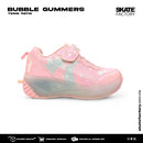 TENIS PATIN CON LED BUBBLE GUMMERS ROSA PLATA