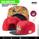 GORRA PLANA PARA HOMBRE CAYLER & SONS ROJO