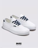 TENIS VANS AUTHENTIC BLANCO MARINO PIEL