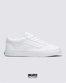 TENIS VANS OLD SKOOL PIEL BLANCO