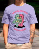 PLAYERA MANGA CORTA ANTIFASHION HURT LILA