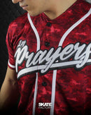JERSEY BASEBALL ROJO PRAYERS BLOOD