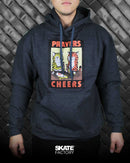 SUDADERA GRIS PRAYERS CHEERS