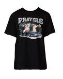 PLAYERA PRAYERS RESPECT NEGRA