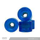 RUEDAS PARA LONGBOARD ANTIFASHION 70 MM AZULES